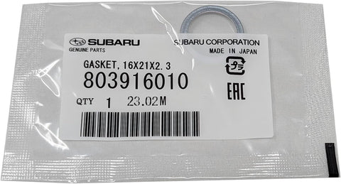Subaru Engine Oil Filter & Crush Washer Kit (1, 2, 3, 6, 12 pks available) Outback Legacy Impreza Forester XV Crosstrek Ascent 15208AA21A 803916010 (1 Pack)