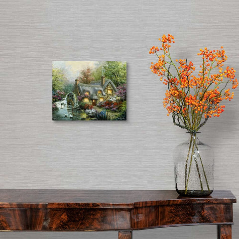 CANVAS ON DEMAND Country Retreat Canvas Wall Art Print by Nicky Boehme, Contemporary, Home Decor, Artwork, 10" x8in