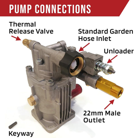 Pressure Washer Water PUMP for Honda Excell XR2500 XR2600 XC2600 EXHA2425 XR2625