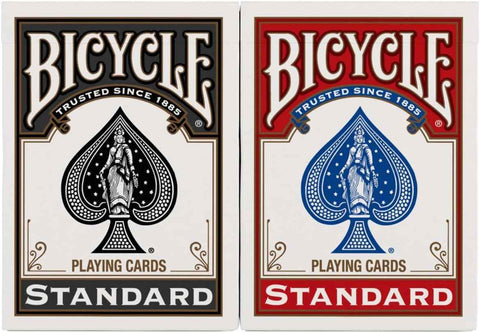 Bicycle Playing Cards 4 Pack Standard Index Poker Size Red and Black