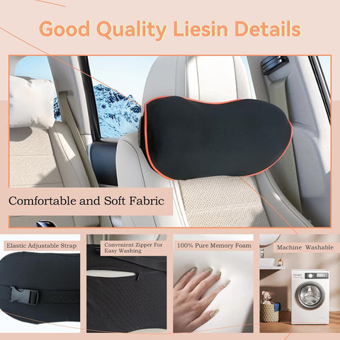 SPRFUFLY Really Comfy Car Headrest Pillow, Soft Car Neck Pillow for Driving