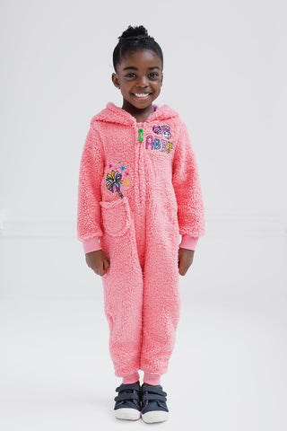 Sesame Street Cozy Sherpa Zip Up Cosplay Costume Coverall Newborn to Toddler Sizes (Newborn - 4T)