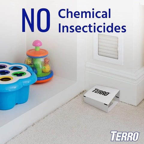 TERRO Spider & Insect Trap, 10-Pack Sticky Glue Traps