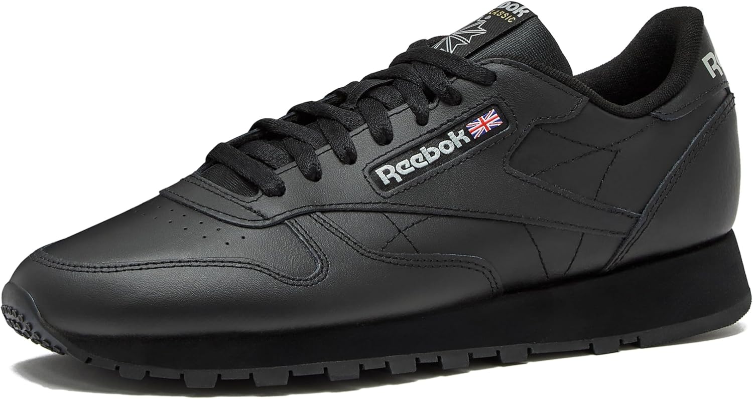 Reebok Classic Leather Sneakers for Men, Casual Tennis Mens Shoes