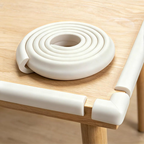 Corner Protector Baby, Baby Proofing Edge Corner Protector, Soft Foam White
