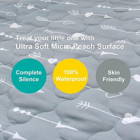 Pack and Play Mattress Protector Sheets, Waterproof Mattress Pad Cover