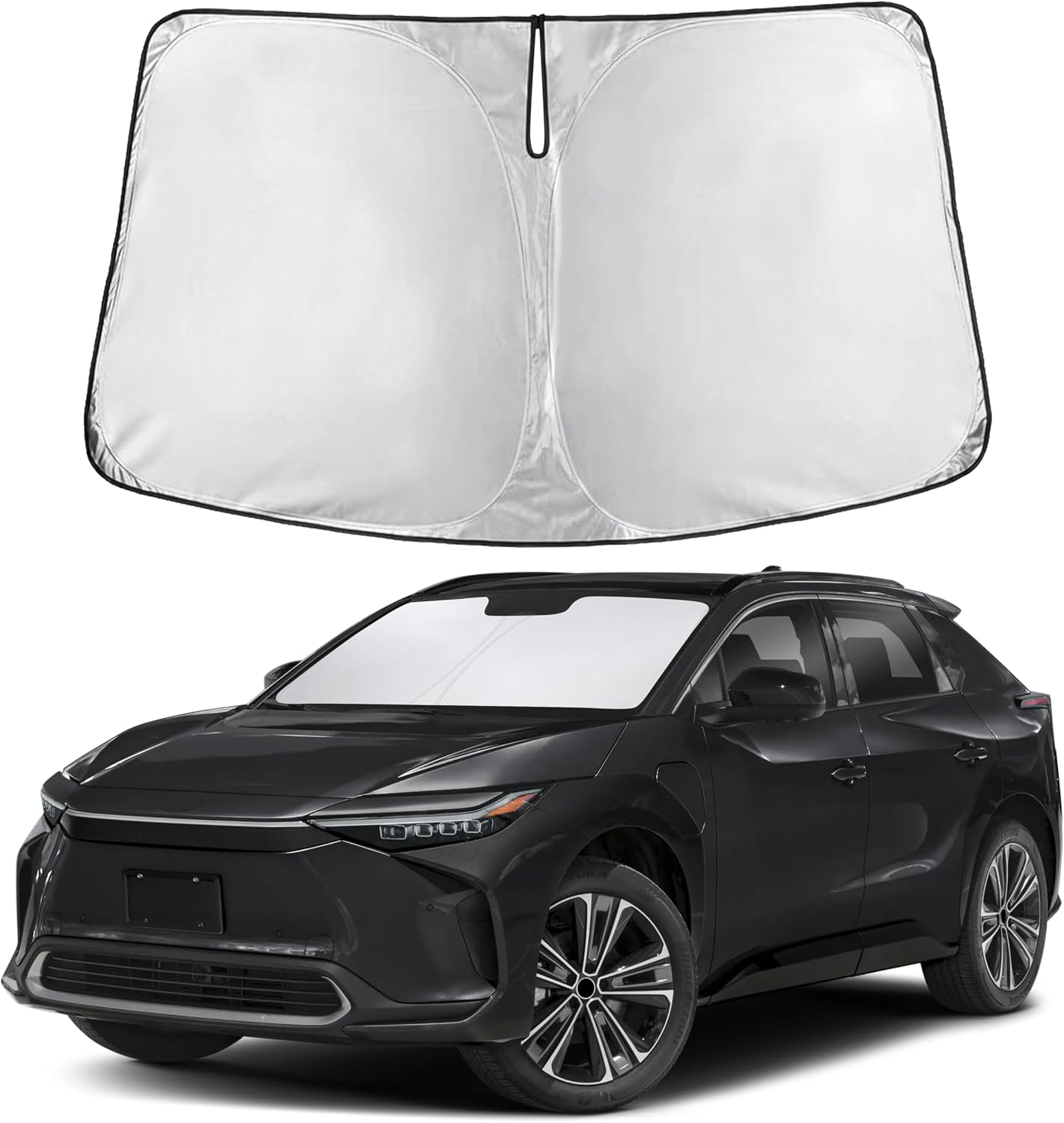 EcoNour Windshield Sunshade Compatible for Toyota bZ4X 2023 2024 2025