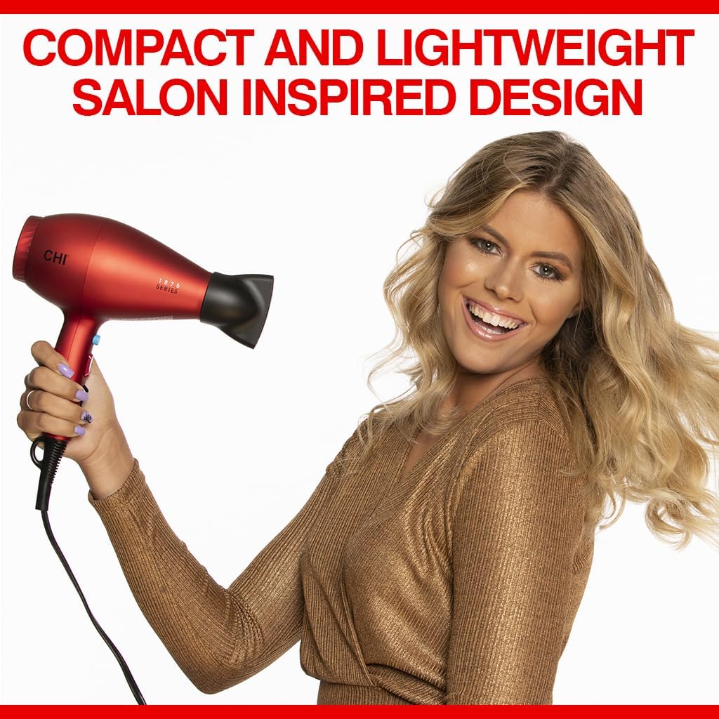CHI 1875 Series Professional Ionic Hair Dryer with Ceramic Technology