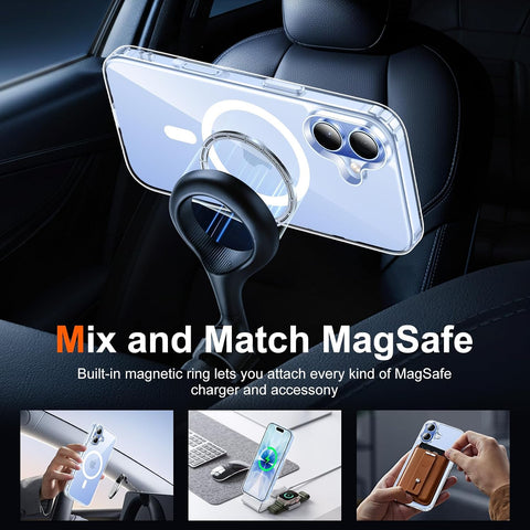 for iPhone 17 Case with Screen Protector Clear