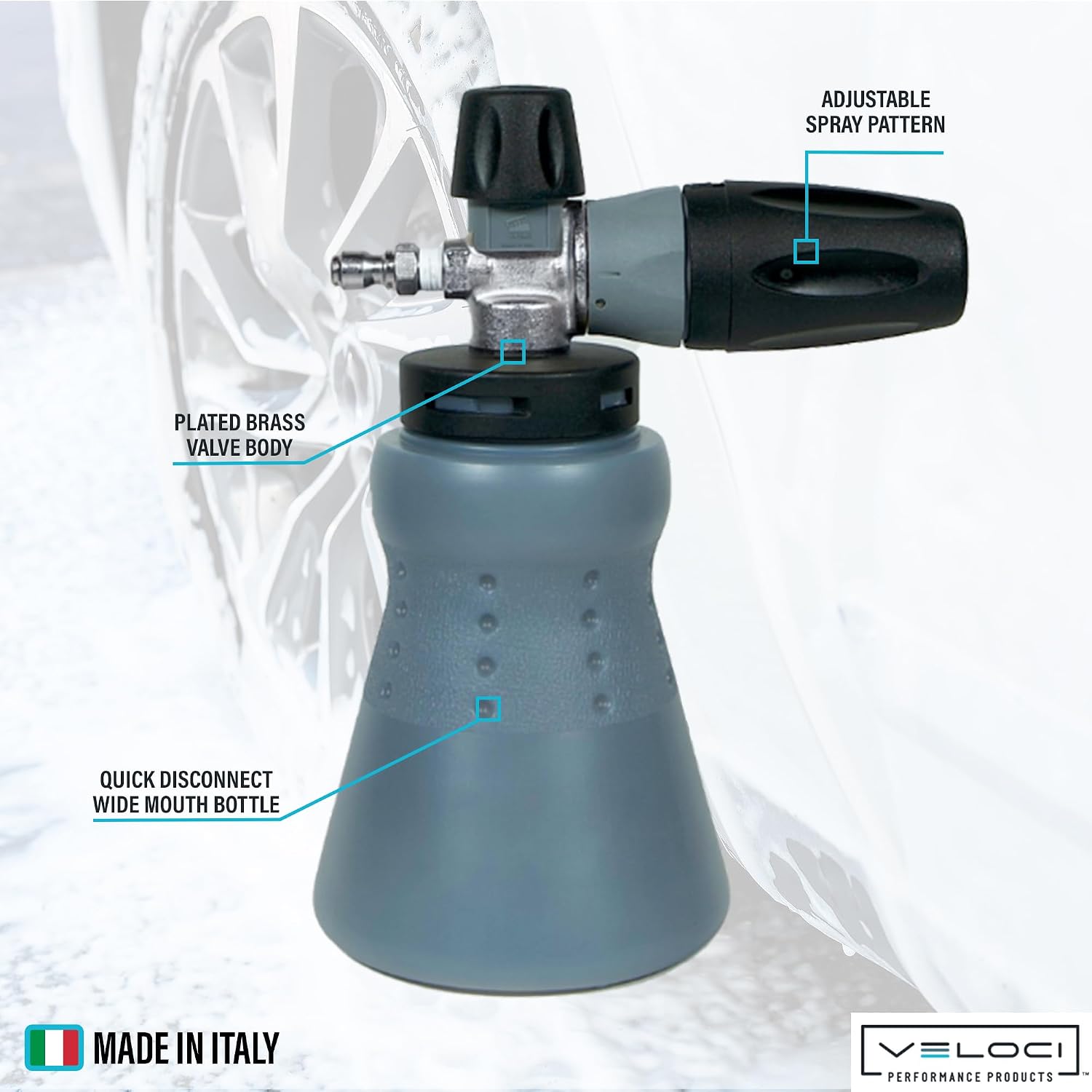 MTM Hydro PF22 Wide Mouth Snow Foam Cannon for Pressure Washer