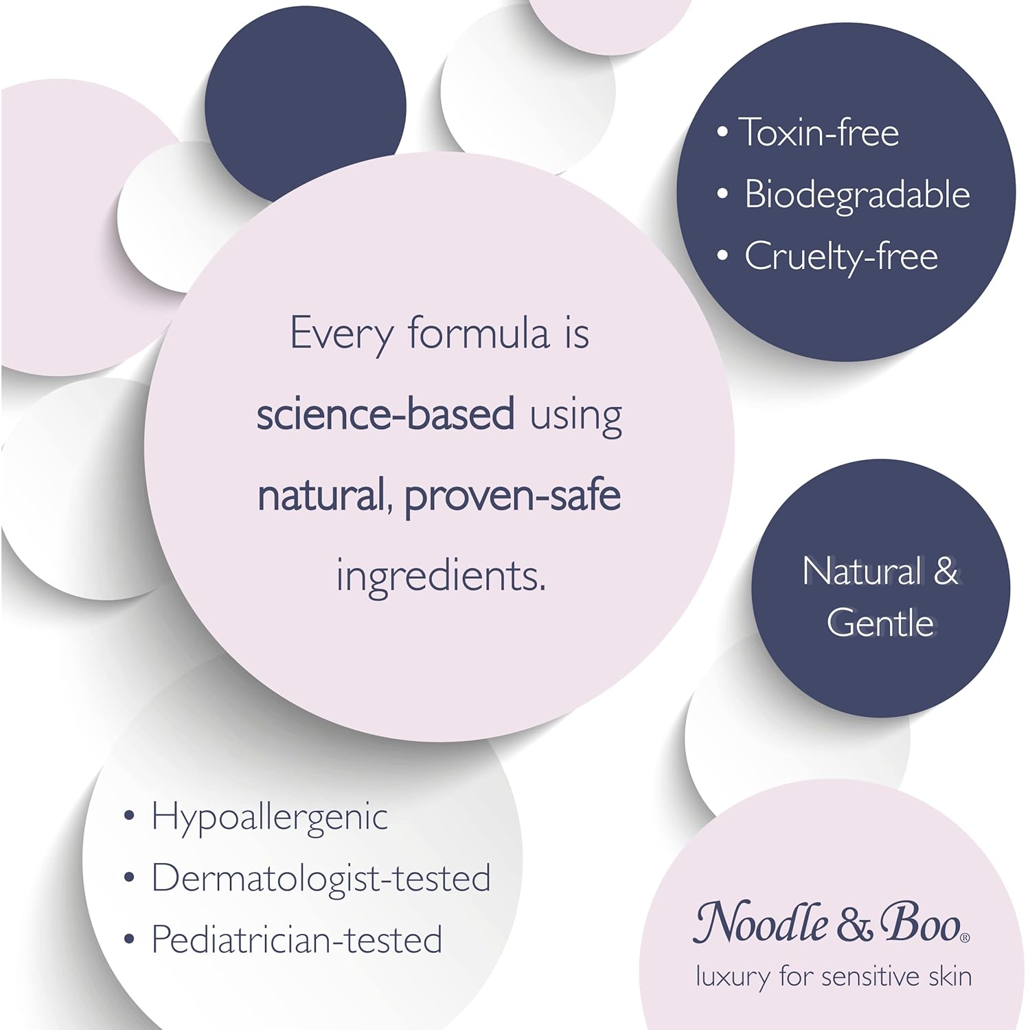 Noodle & Boo Newborn 2-in-1 Baby Shampoo and Body Wash, Tear-Free, Hypoallergenic, Baby Bath Essentials, Moisturizing, pH-Balanced, Vitamin-Enriched, Pediatrician-Tested