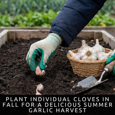 12 Hardneck Garlic Bulbs for Planting, Large Cloves for Home Gardens