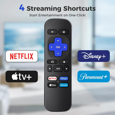 (2 Pack) Replacement Remote for Roku Box, for Roku Express, for Roku Player