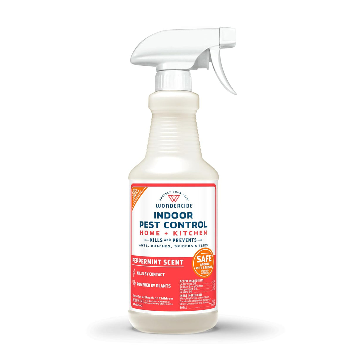 Wondercide - Indoor Pest Control Spray for Home & Kitchen Peppermint 16 oz