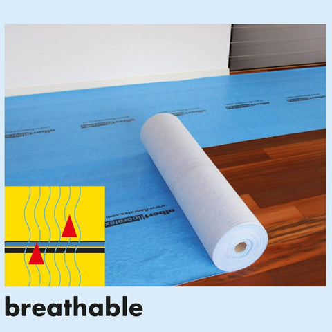 Albert Floorotex Blue All Purpose Temporary Floor Protection - 280 sqft (40" x 84') Roll