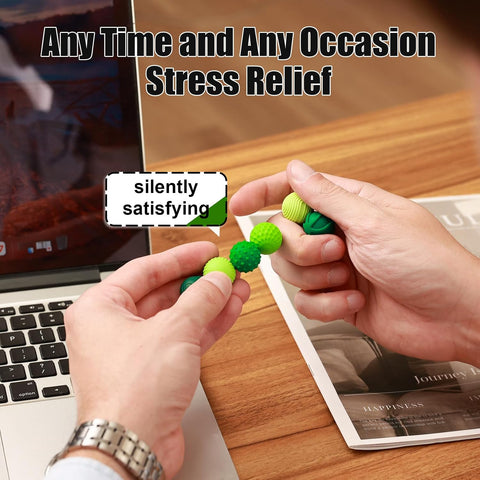 Magnetic Fidget Balls, 6 Pack Silicone Sensory Toys for Adults & Teens