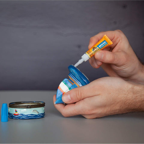 Gorilla Super Glue, Fast‑Setting, Impact‑Tough All‑Purpose Adhesive with Anti-Clog Cap, 4-3 g Tubes, (Pack of 1) - Clear