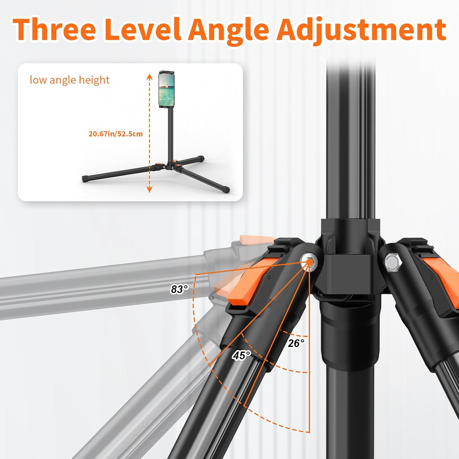 XXZU 72in Tablet Floor Stand Tripod, Aluminum Tablet Stand Holder for iPad