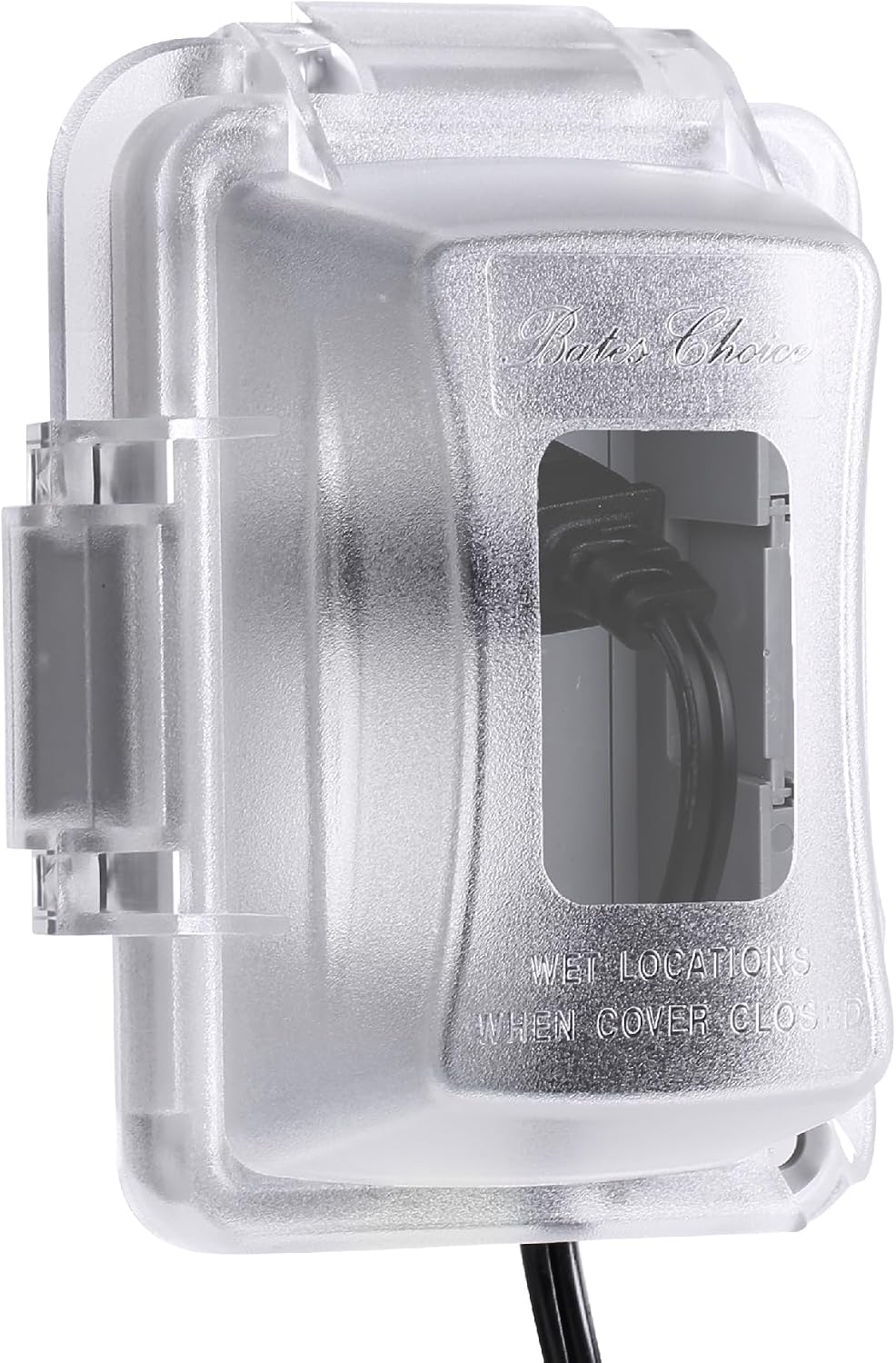 Bates- Weatherproof Electrical Outlet Cover, 1-Gang Outdoor Plug Cover