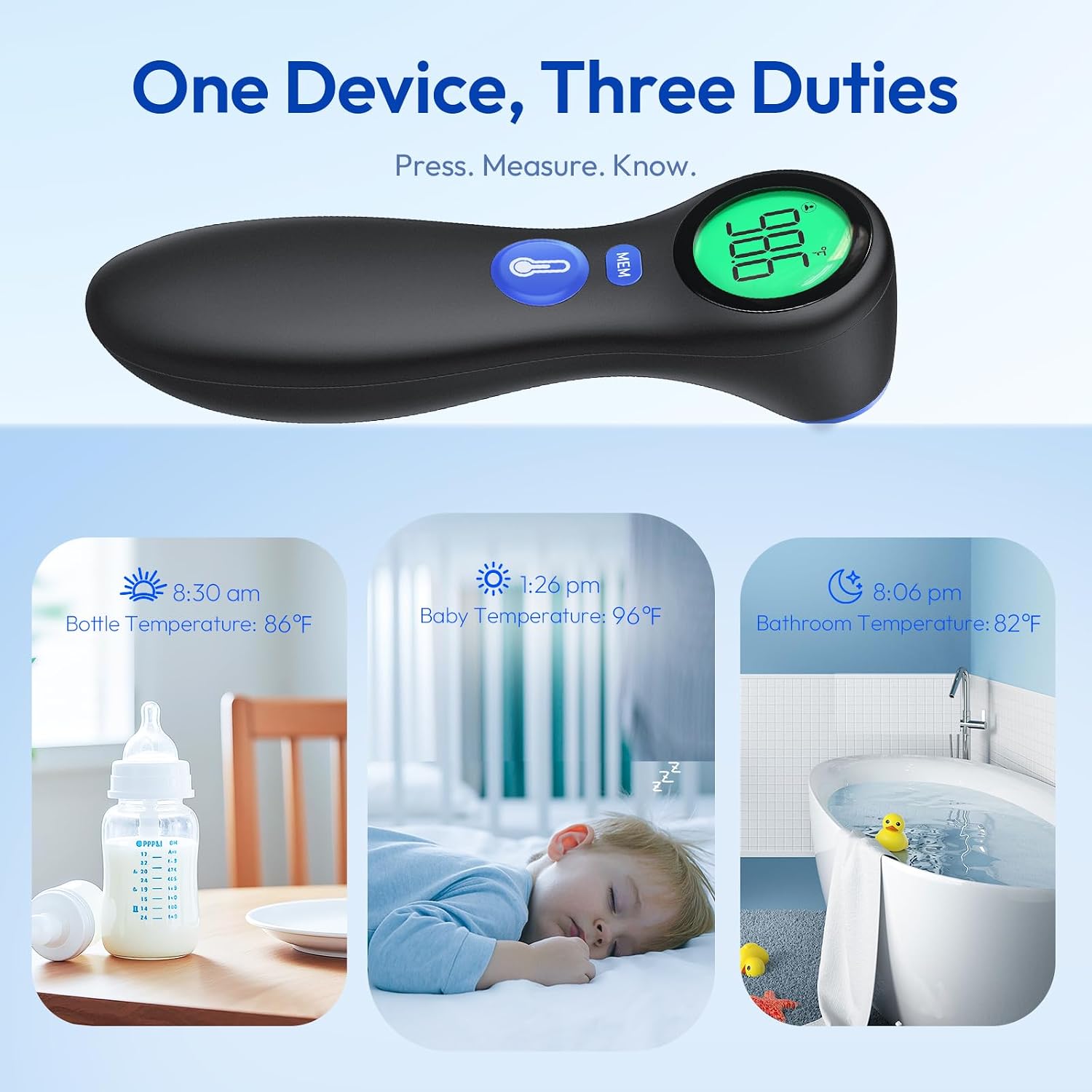 Viproud Forehead Thermometer for Adults and Kids, Accurate & Fast Results