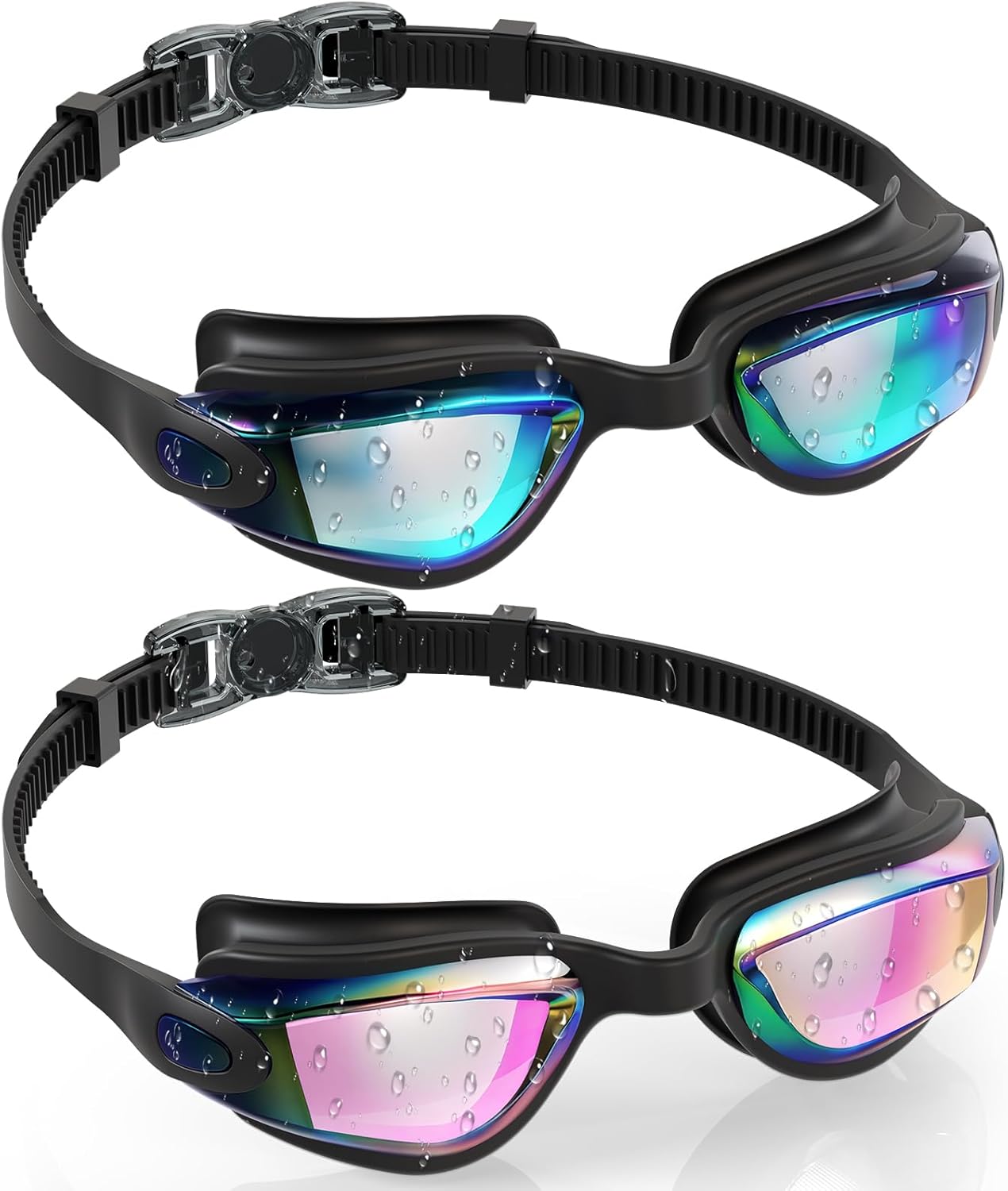 Aegend Swim Goggles for Kids 3-14 Anti-Fog Anti-Leak Goggles for Swimming