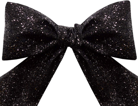 Morex Ribbon Princess Glitter 1.5 inches by 25 Yards, Black