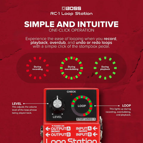 BOSS RC-1 Loop Station Pedal