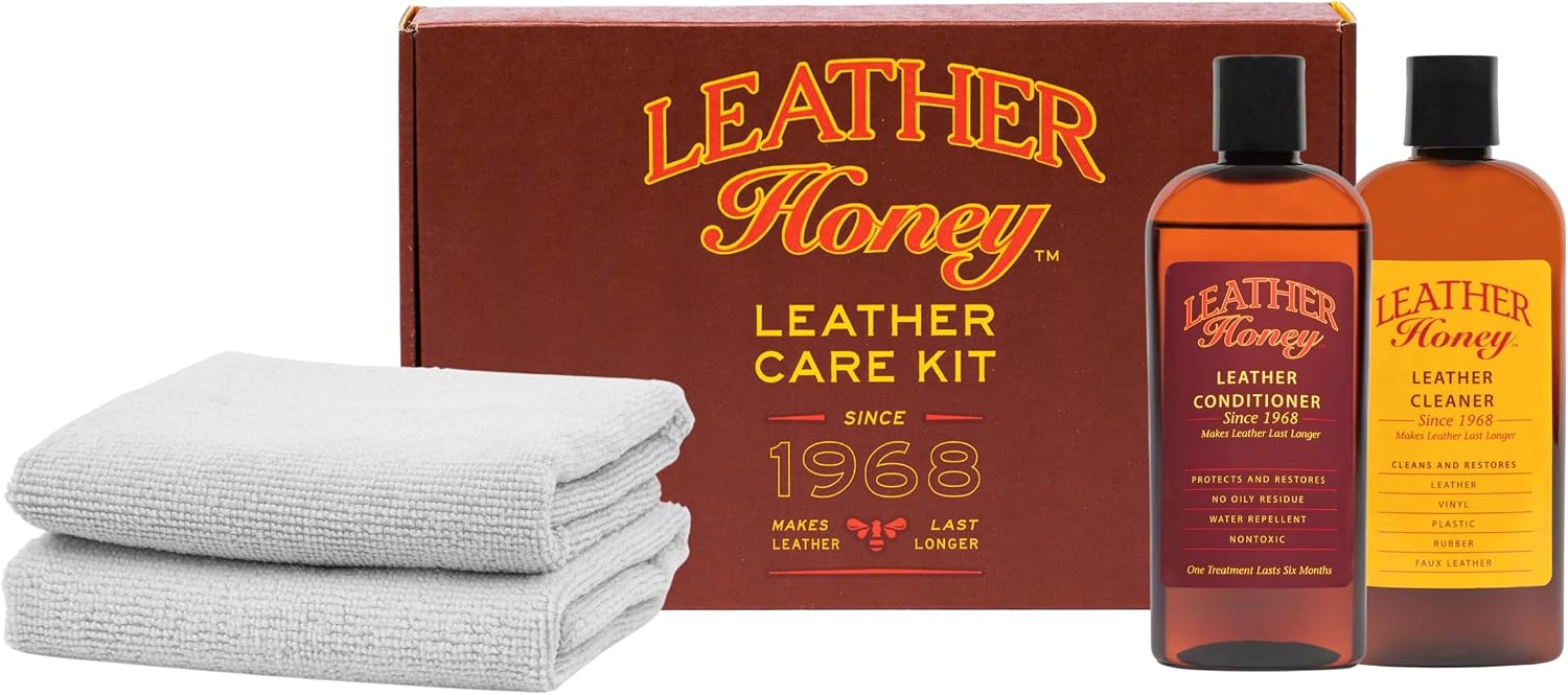 Leather Honey Complete Leather Care Kit – Non-Toxic, Made in USA
