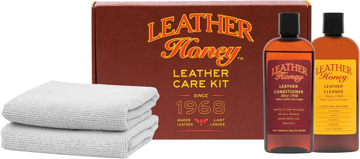Leather Honey Complete Leather Care Kit – Non-Toxic, Made in USA