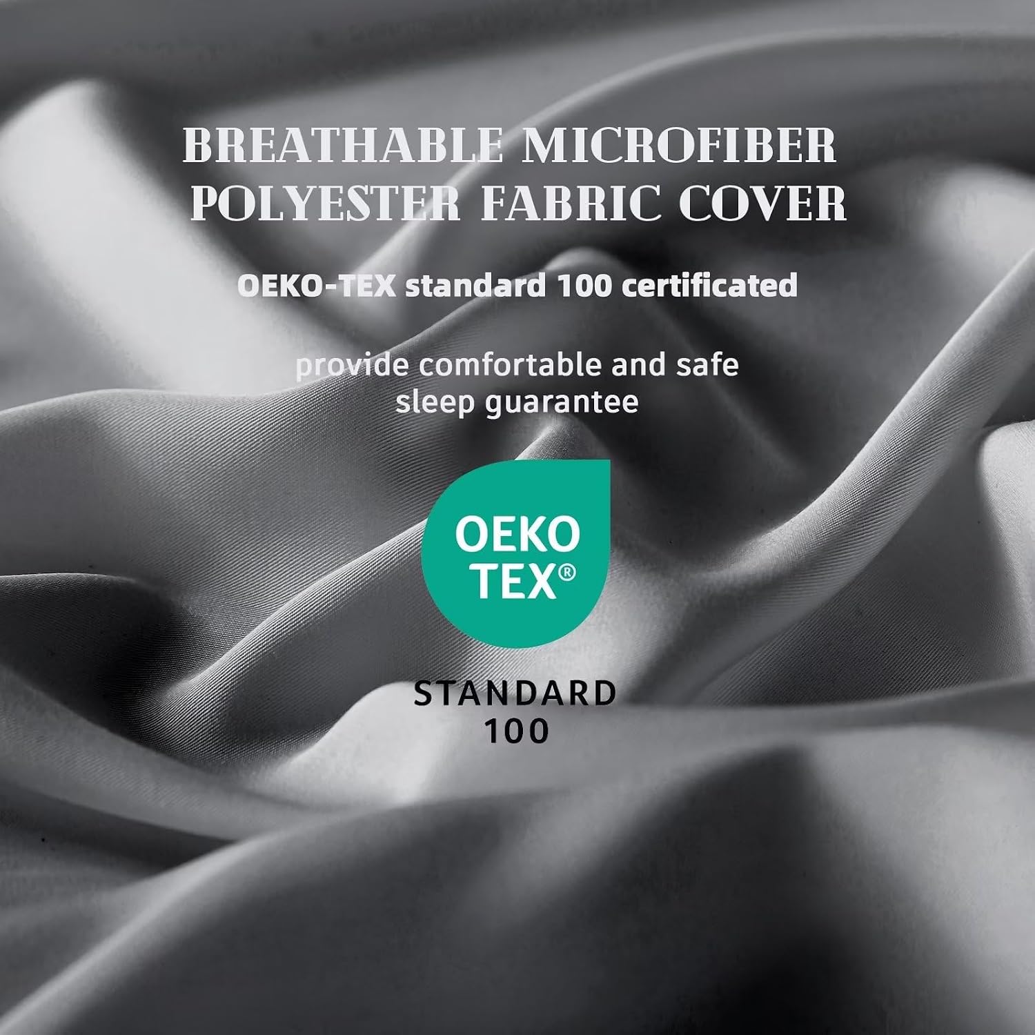 DOWNCOOL Comforters Twin Size, Dark Grey Duvet Insert, Lightweight Quilt