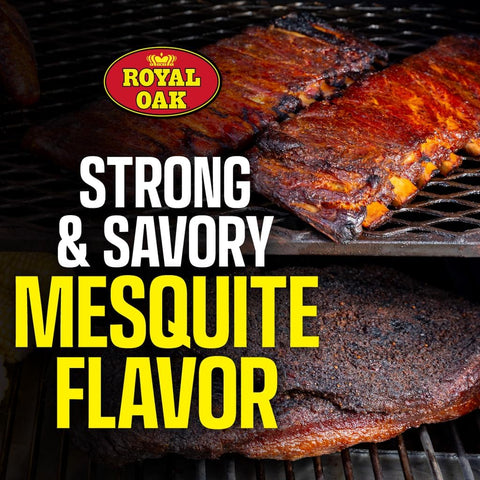 Royal Oak 100% Charcoal & Mesquite Pellets, 30 LB, Bold BBQ, Pellet Grill