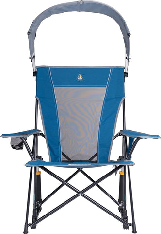 GCI Outdoor Sunshade Rocker Outdoor Rocking Chair with Canopy