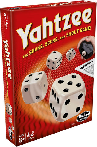 Hasbro Gaming Yahtzee Game, Fast-Playing Dice Games for Kids, Teens, and Adults, Strategy Games, Family Games for Kids, 2 or More Players, Ages 8 and Up