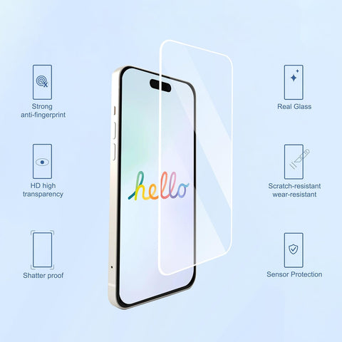Ailun Screen Protector + Camera Lens Protector for iPhone 17 Pro Max