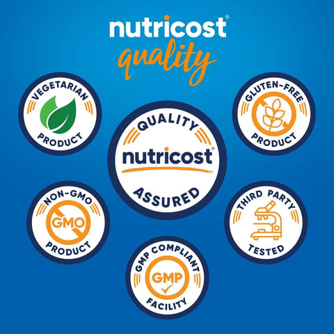 Nutricost N-Acetyl L-Cysteine (NAC) 600mg, 240 Vegetarian Capsules