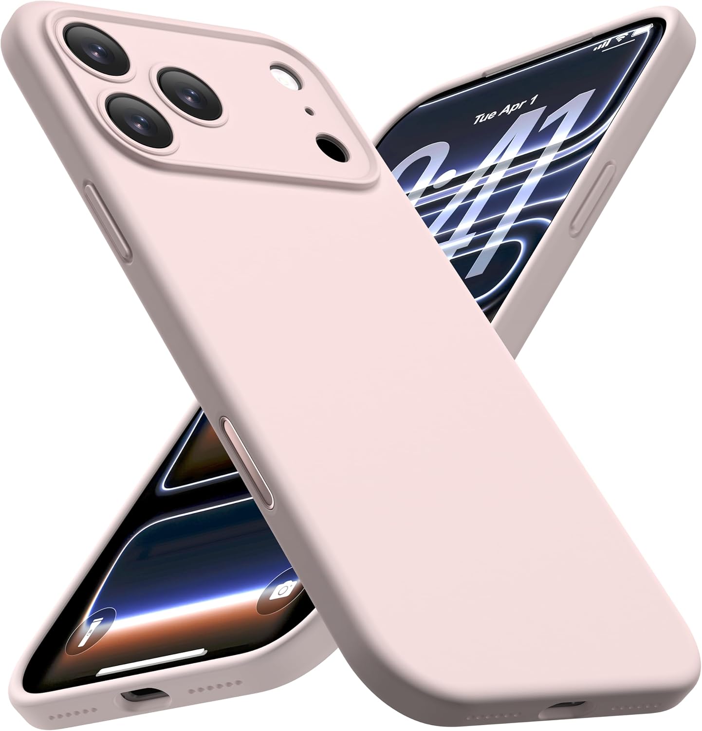 CellEver Heavy-Duty Silicone Case for iPhone 17 Pro [Compatible with MagSafe] [Camera Protection] [Anti-Oil Coating] Military Drop Protection, Soft Scratch-Free Interior, White