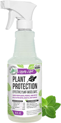 Mighty Mint Peppermint Oil Plant Protection Spray, 16 oz