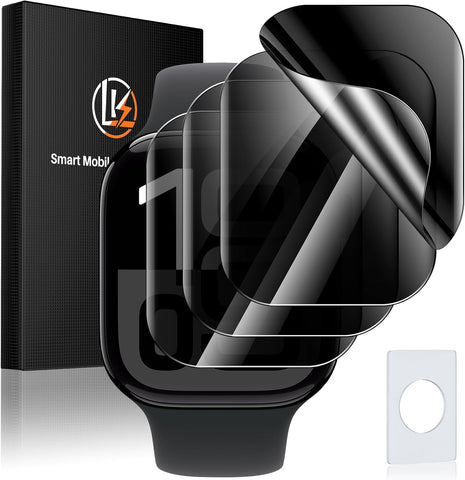 LK 4Pack for Apple Watch Series 11/10 46mm Privacy Screen Protector