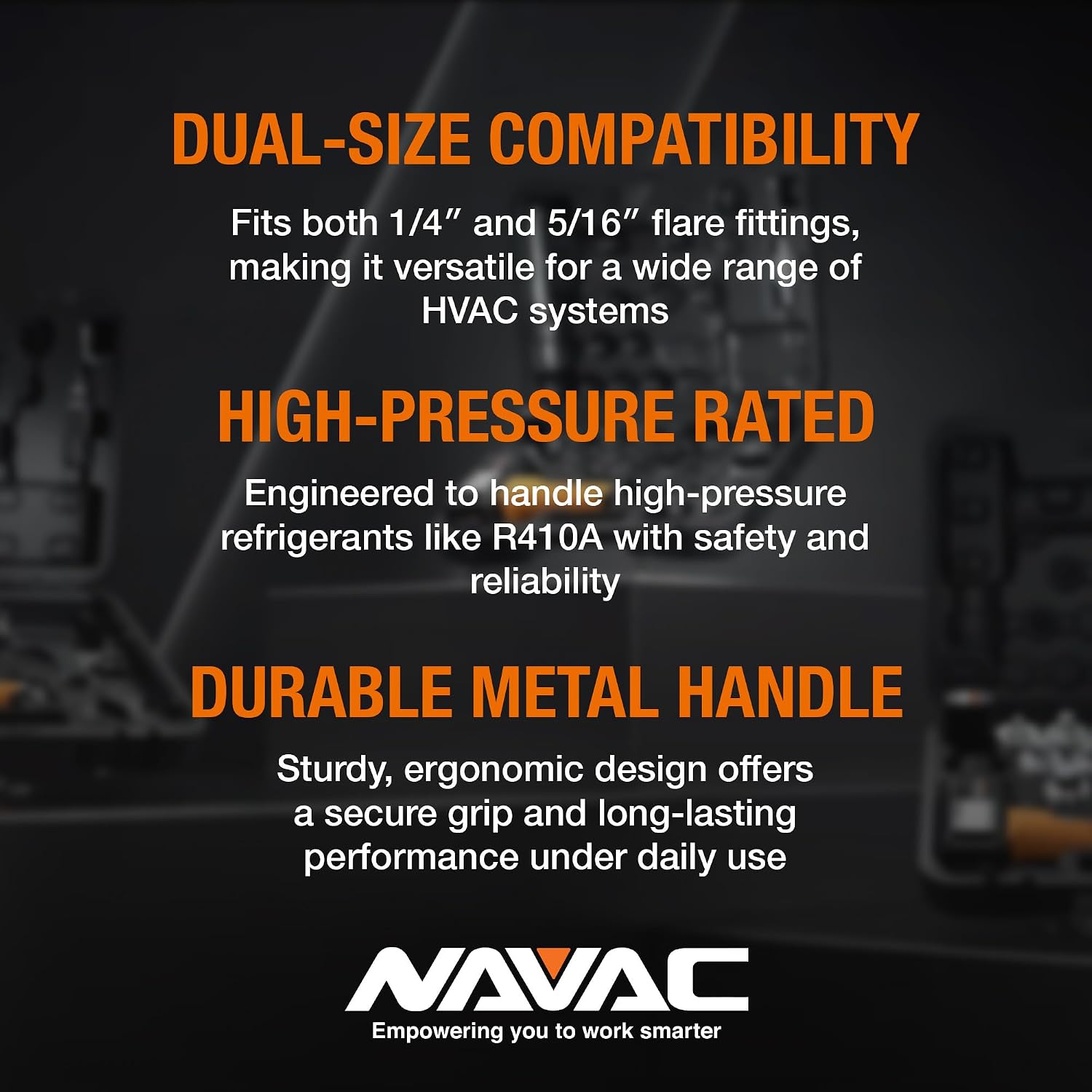 NAVAC NVR2 Valve Core Removal Tool - 1/4 & 5/16 in, 20 Micron Rated