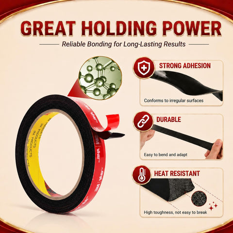 Ohayooz Extra Strong Double Sided Tape Heavy Duty 10FT
