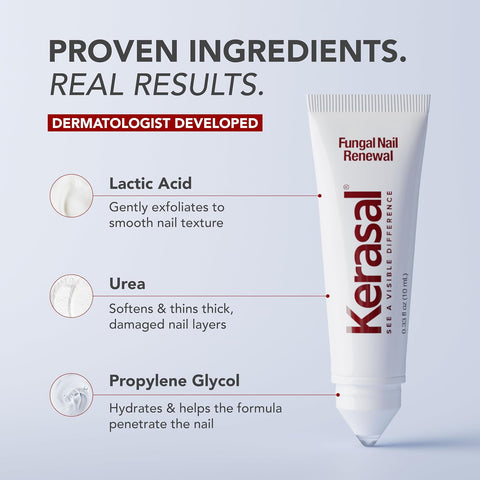 Kerasal Nail Renewal, Restorative Nail Repair, 0.33 oz, 2 Pack