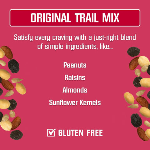 Kar’s Nuts Original Trail Mix, 1.5 oz – Grab & Go Bags, Individual Snack Packs (Pack of 72), Gluten-Free Trail Mix Snack