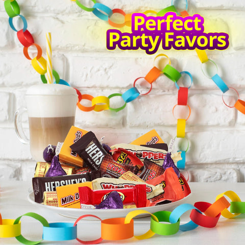 Assorted Chocolate Candy Variety Pack - 10 Lb Bulk Candy Chocolate Mix - Individually Wrapped Chocolate Sweets - Variety - July 4th - Cold Pack Included