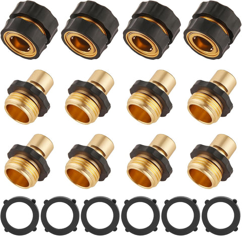 BILAL 12 Piece Quick Connect Hose Fittings for Garden Hose Quick Connector