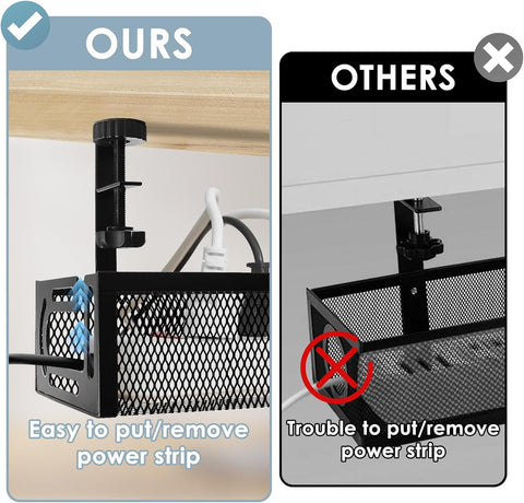 Cable Management, 25'' Cable Management Under Desk, Cable Tray