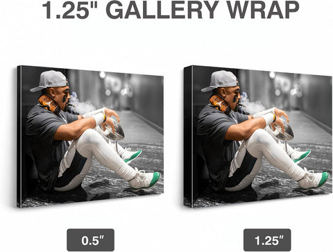 B.B.F MAKE 2025 Super Canvas Bowl Wall Art Champions Eagles Poster Print Philadelphia Hurts Painting Canvas Wall Decor Sports Star Picture Modern Bedroom Living Room Home Decoration, Framed 16x20inch