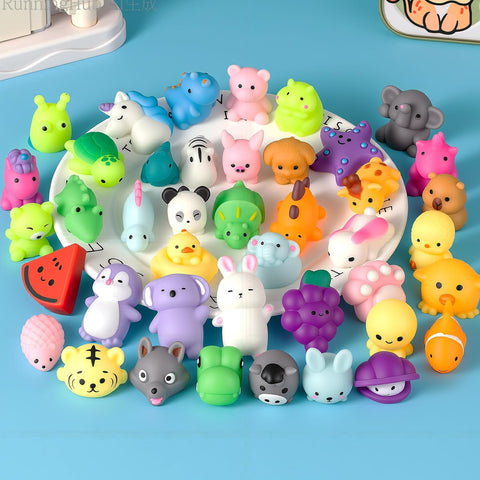 30 Pack Squishy Toys for Kids, Mini Mochi Squishies, Cute Kawaii Animal Squishy Pack, Soft Fidget Toys, Sensory Squeeze Toys, Party Favors, Goodie Bags Stuffers for Kids, Classroom Prizes