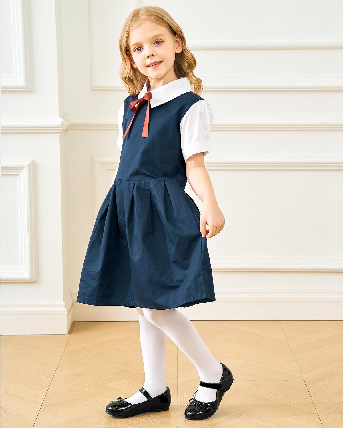 Stelle Girls Dress Shoes Mary Jane Flats for School Party Flower Girl
