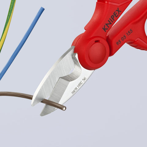 KNIPEX Tools - Electrician's Shears (9505155SBA)
