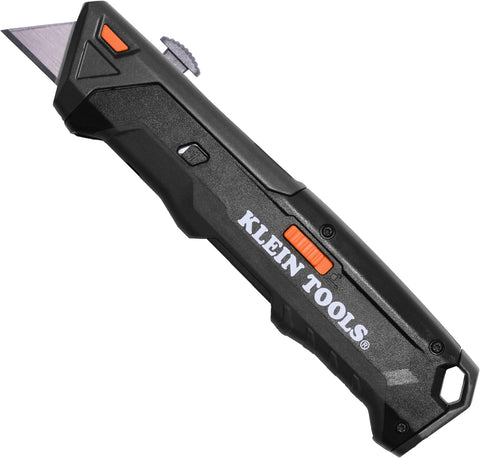 Klein Tools 44308BL Dual-Sided Blade Magazine, 10-Pack, Standard and Hook Blades, Quick-Release Magazine, Auto Reload, Universal Compatibility